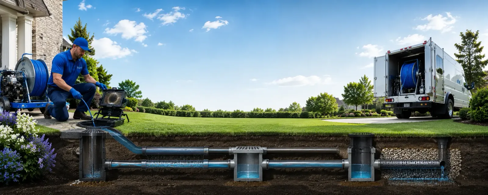 Outdoor drain cleaning information for Auburn University, AL